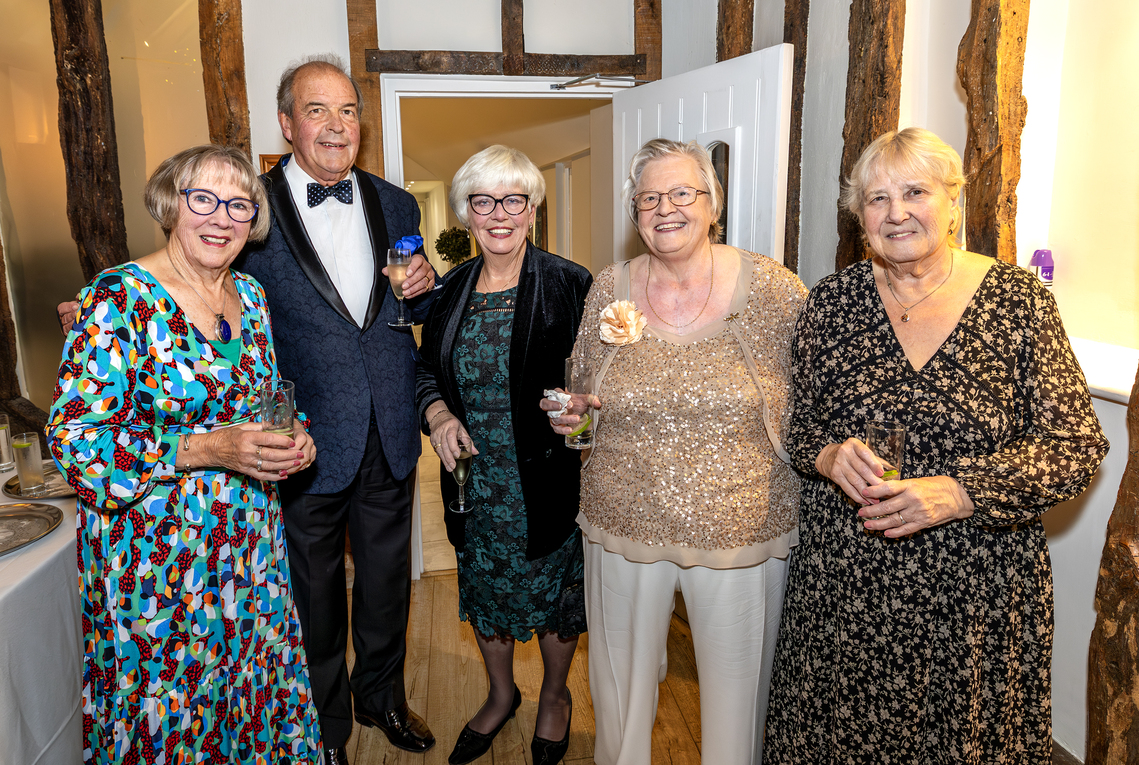 Special guests John Spence and Yvonne with Trustees Anne Sparrow, Dorothea Went and Linda Griffiths