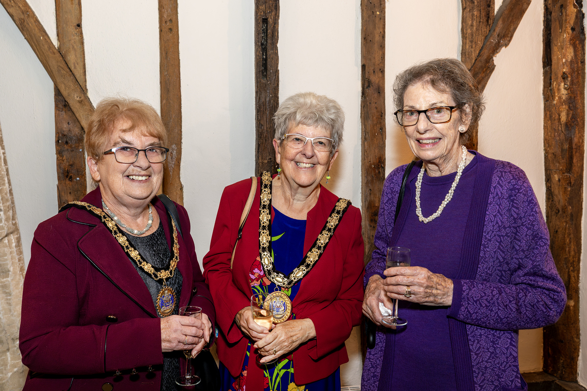 Mayor and Mayoress meet Ann Phillips retired Editor of CTN